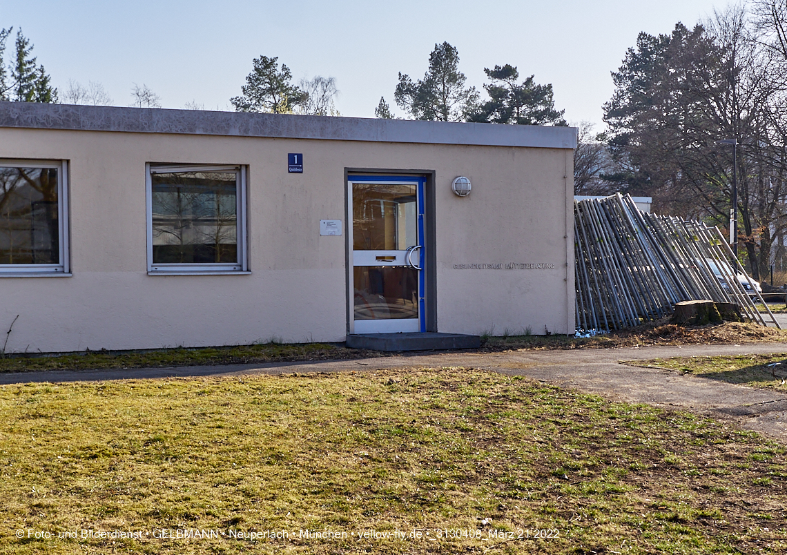 21.03.2022 - Baustelle am Haus für Kinder in Neuperlach